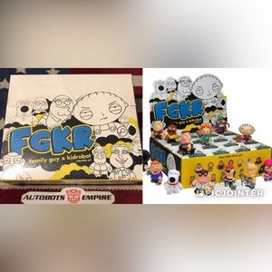 KIDROBOT FAMILY GUY VINYL FIGURE SET Dunny Munny Kaws Bearbrick Supreme Toy Sb 1